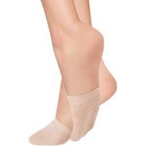 Topsocks teensokjes microvezel ABS kleur: huidskeur