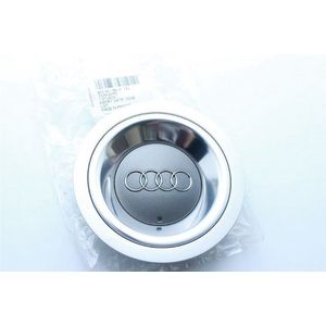 Originele Audi naafdoppen - set van 4 - 8H0 601 165B 7ZJ - OEM product - Velgen logo - Embleem -Wieldoppen