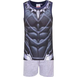 Marvel jongens shortama Black panther Antraciet  - 104