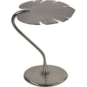 Monstera bijzettafel zilver 58cm