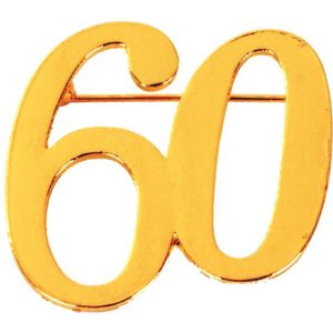 Broche 60 Jaar, Verjaardag, Jubileum.