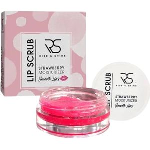 Rise and Shine Lip Scrub Strawberry - Hydraterend & Exfoliërend voor Zachte Lippen, Scrub & Moisturizer in Eén - 20 gram, Dilan Polat