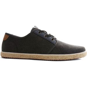 NoGRZ W.B.Griffin - Canvas heren espadrilles met veters - Grijs - Maat 44