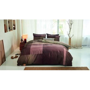 Beddinghouse - Lovis - Dekbedovertrek - Terra - Eenpersoons - 140 x 200/220 cm