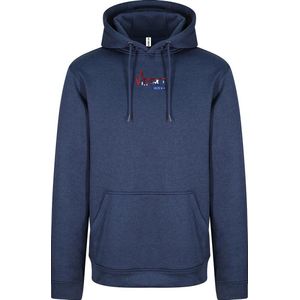 FitProWear Polyester Hoodie Dutch - Unisex -  Donkerblauw - Maat XXXL/3XL - Mannen / Vrouwen - Sporttrui - Hoodie - Trui - Sweater - Polyester trui - Trui Capuchon - Sportkleding - Casual Kleding