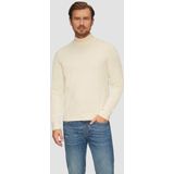 Trui - Knitwear - Mélange - Col - Lange Mouw