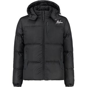 Malelions Sport Counter Puffer Jacket Black Maat XL