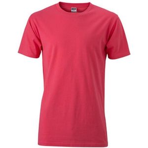 James and Nicholson Heren Slim Fit V Hals T-Shirt (Lichte bes)