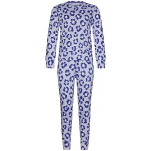 Rebelle Pyjama - Leopard Lilac - Katoen - Interlock - Lila - Maat 104
