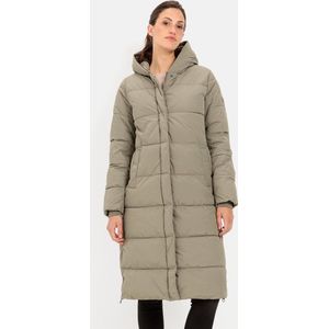 camel active Lang puffer jack van gerecycled polyester - Maat womenswear-44 - Groen