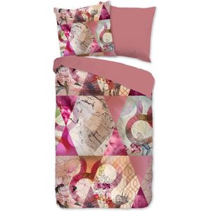 Hoogwaardige Katoen Eenpersoons Dekbedovertrek Nouk | 140x200/220 | Fijn Geweven | Ademend En Zacht