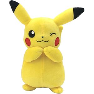 Boti Pikachu met knipoog - Knuffel 20 cm - Pokemon Knuffel