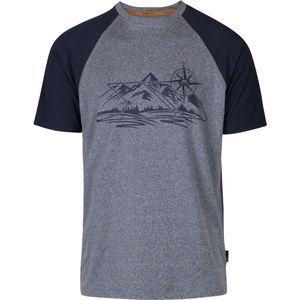 Trespass T-Shirt Fullmer Adventure Tshirt Navy Marl-L
