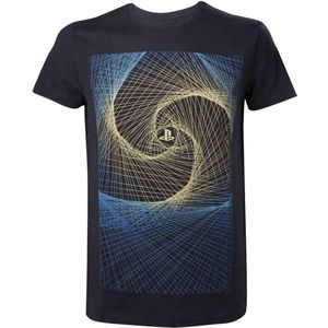 Playstation - Wireframe Artwork with Logo Black Tee