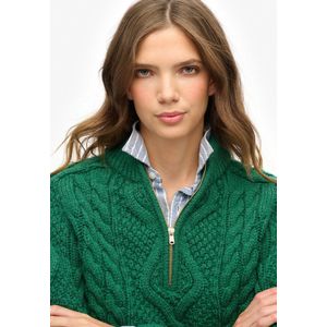 Superdry - Aran Half Rits - Trui