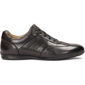 Men's casual half shoes in black color
