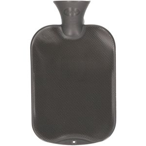 Warmwaterkruik - Antraciet - 2 Liter - Winterkruik - Bedkruik