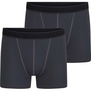 Beeren bodywear Heren Boxershort Young Sven Grijs 2-pack maat M
