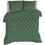 Romanette Murad Dekbedovertrek - Tweepersoons - 200x200/220 cm - Forestgreen