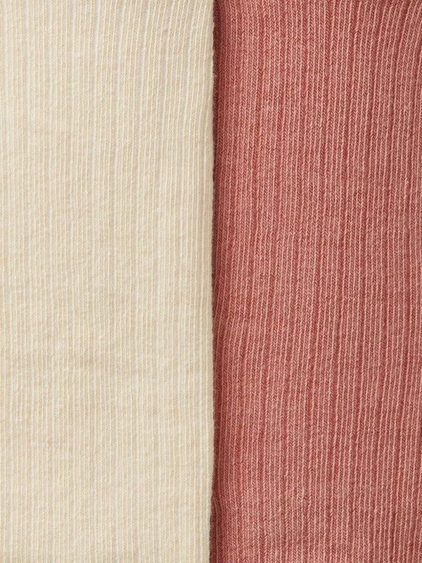 Vertbaudet - Set van 2 Paar Maillots - Geribd Tricot - Voor Babymeisje