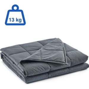Vivid Green Verzwaringsdeken 13 kg - Weighted Blanket - Zwaarte - Verzwaarde Deken - 4 Seizoens - Grijs