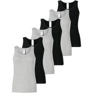 Schiesser Dames onderhemd 6 pack 95/5 Modern Cotton
