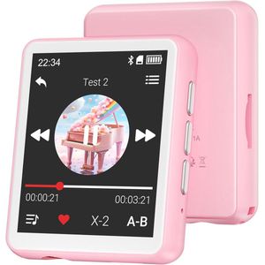 MP3 Speler Bluetooth - FM-Radio - Touchscreen - Roze