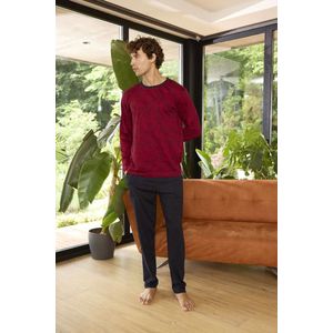 Heren Pyjama Set /Huispak Zaza / Bordeaux / maat M