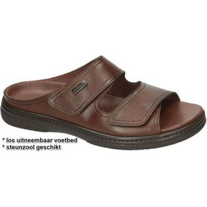 Fbaldassarri -Heren - bruin donker - pantoffels & slippers - maat 42