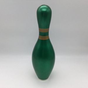 Bowling Spaarpot Bowlingpinspaarpot pin spaarpot 'groot groen' 40 cm hoog, kan open aan de onderkant