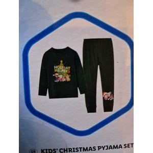 Paw Patrol Kinder Pyjama - Kerst pyjama - Maat 98/104 2-4 Jaar - Shirt en Broek - 100% Katoen
