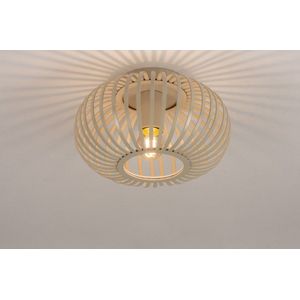 Lumidora Plafondlamp 74558 - E27 - Beige - Zand - Metaal - 24 cm