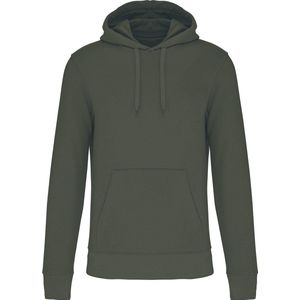 Ecologische herenhoodie met capuchon merk Kariban Dark Khaki - S
