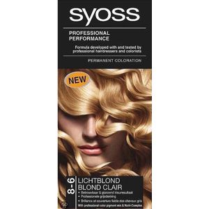 Syoss Color baseline 8-6 Licht Blond - 1 stuk