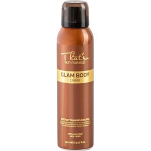 That'so Zelfbruiner Self Tan Voor Lichaam En Gezicht - Glam Body Mousse Dark - Direct Een Sunkissed Bruine Kleur - 150ml