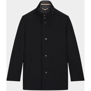 BOSS - Relaxed-fit Mantel - Wol en Kasjmier