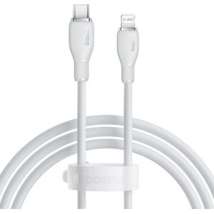 Baseus Pudding USB-C naar Lightning Kabel PD 20W 1.2M Wit