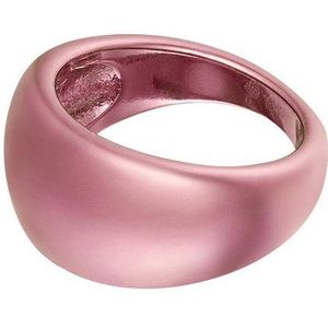 Ring - holografisch - Roze - Stainless Steel - Maat 16 -Yehwang