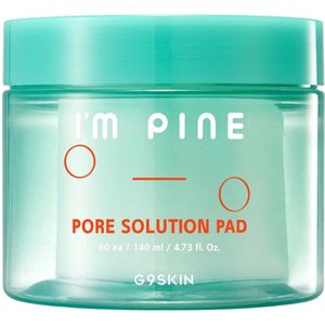 G9SKIN I'm Pine Pore Solution Pad / Voorgedrenkte reinigingspads tegen verstopte poriën 60 stuks.
