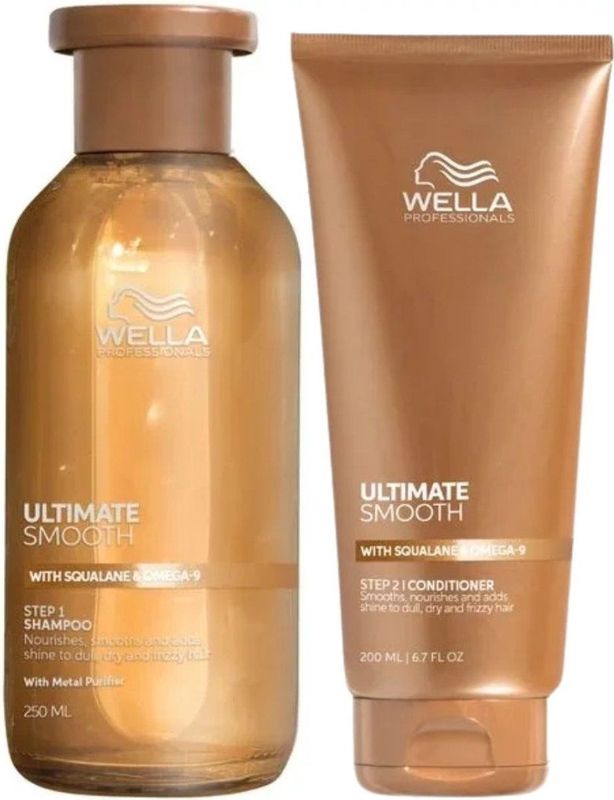 Wella Professionals Ultimate Smooth Duo Set - Shampoo en Conditioner - 250ml en 200ml