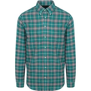 Steppin' Out Flanel Overhemd Ruit Groen - Maat M - Heren