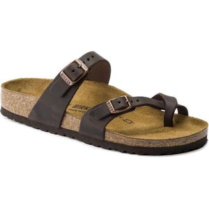 Birkenstock Mayari habana bruin narrow slippers dames (171323)