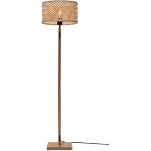 GOOD&MOJO Vloerlamp Java - Bamboe - Ø32cm - Modern - Staande lampen voor Woonkamer - Slaapkamer