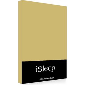iSleep Satijn-Katoen Kussenslopen (2 stuks) - 60x70 cm - Geel