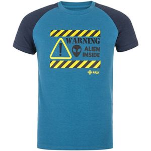Jongens katoenen t-shirt kilpi salo-jb blauw 98