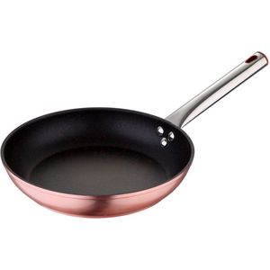 Oneiro’s Luxe Koekenpan  - rose gold – ø20 x H 4,3 cm – koken – tafelen – keuken – koekenpan – inductie – gas – potten – pannen