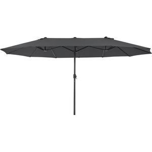 In And OutdoorMatch Parasol Natasha - Langwerpig - Dubbele parasol - Terras of tuin - 210x180cm
