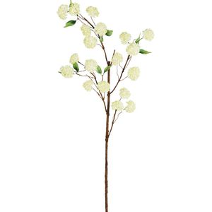 Witte en groene hortensia kunststam H127