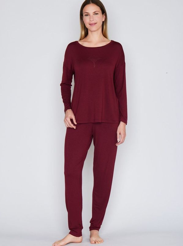 JOOP! - Luxe - Sportbroek - Donkerrood - Regular Fit