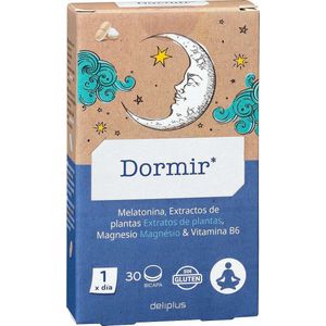 30 capsules. Zeg gebroken nachten vaarwel. Goed en lekker slapen. Vaarwel slapeloosheid. SLAPEN MET melatonine, plantenextract, magnesium en vitamine B6.